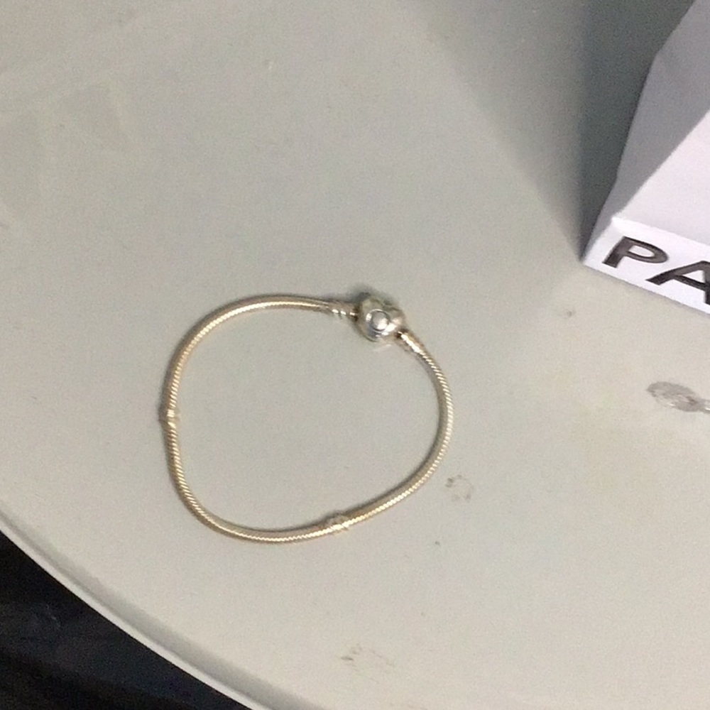 Plain band pandora bracelet